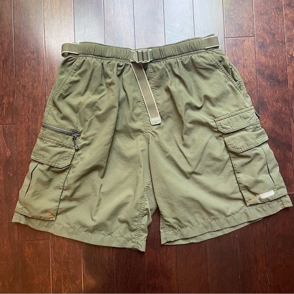 Columbia Other - Columbia Men’s Cargo Utility Hiking Shorts Size M Olive Green